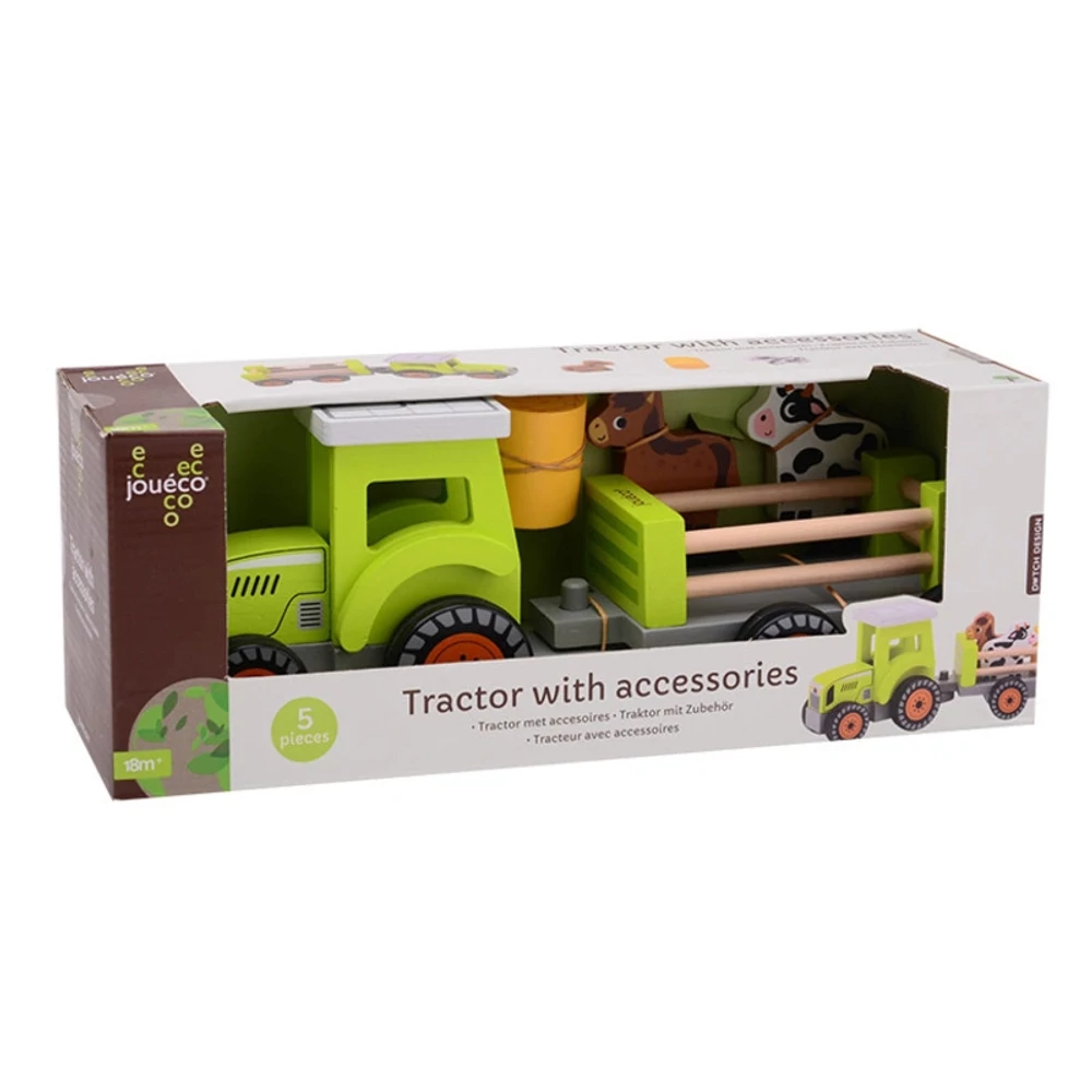 Joueco_Fa_traktor_kiegeszitokkel