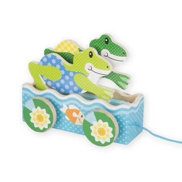 M&amp;D Bébi és tipegő fajátékok, Békaverseny