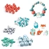 Kép 2/2 - Fa_gyongyok_kis_allatokkal_Ekszerkeszíto_Wooden_Beads_with_Small_Animals_2