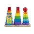Kép 3/3 - M&amp;D Fa készségfejlesztő játék, Montessori tornyok_3
