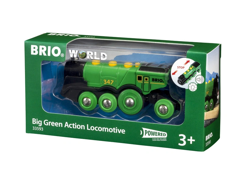 BRIO - Nagy zöld lokomotív