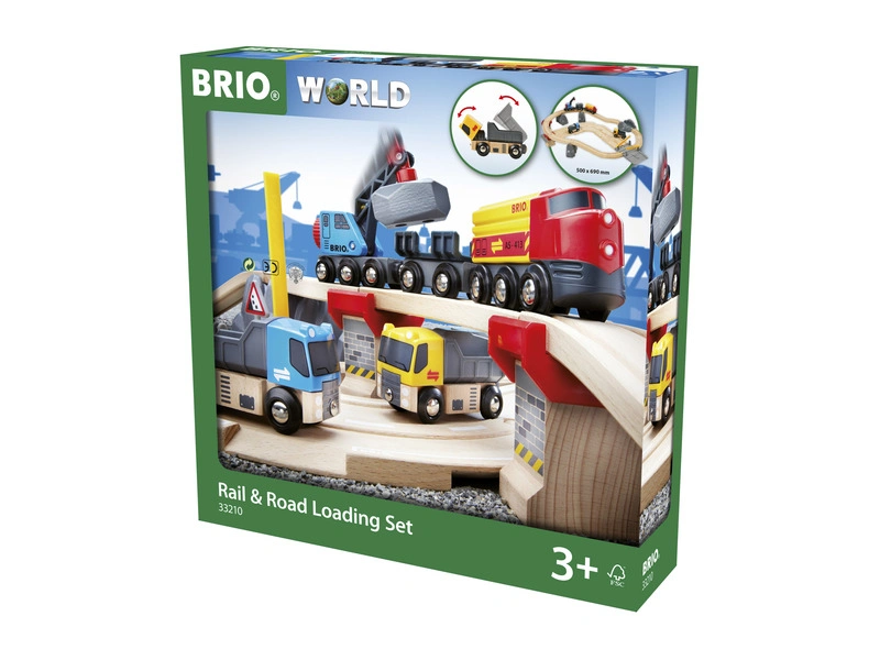 BRIO - Vonat és építkezés szett