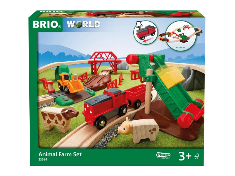 BRIO - Vonat farm készlet
