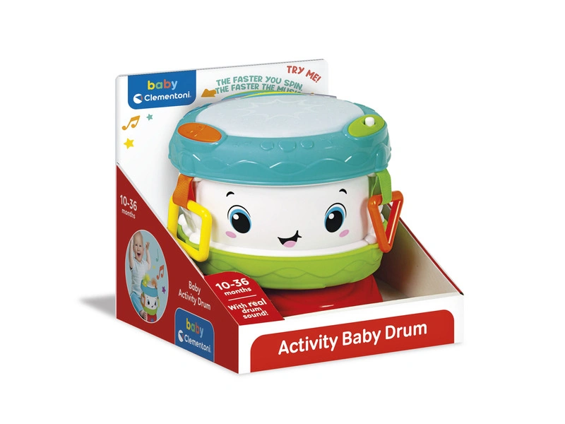 Baby Clementoni- Interaktív dob - Bébijáték