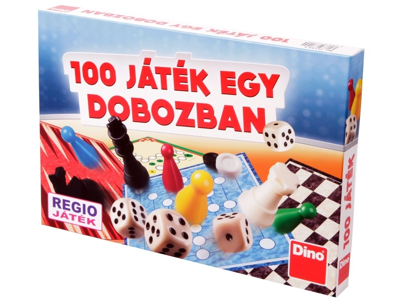 Dino - 100 játék egy dobozban társasjáték-gyűjtemény
