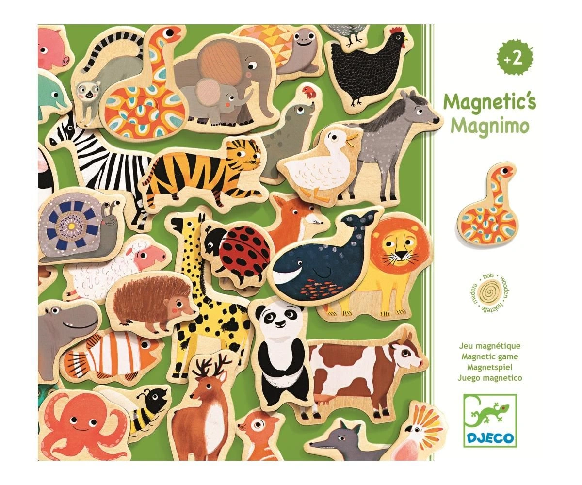 Djeco Állati forgatag - 36 db Mágneses Képalkotó - Magnimo