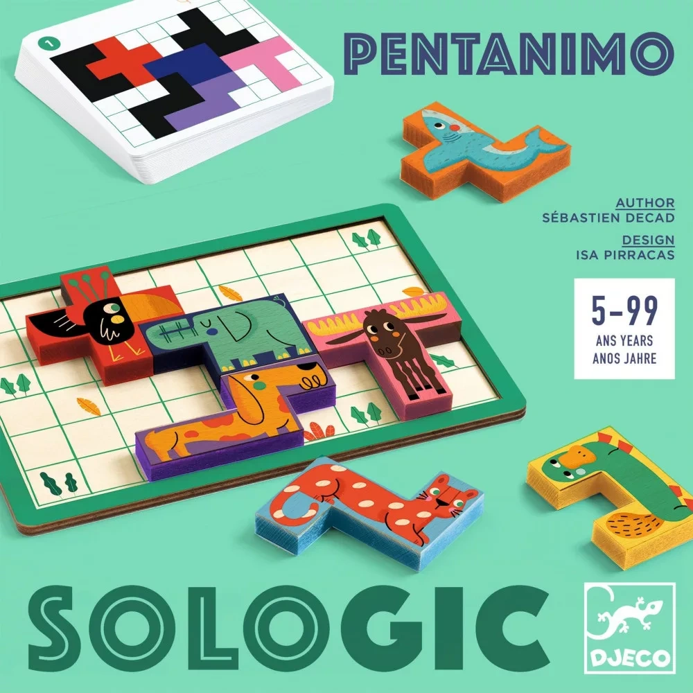 Djeco Pentanimo - Térbeli kirakó - Pentanimo
