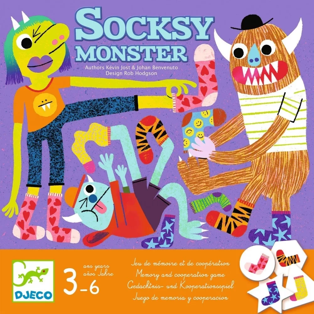 Djeco- Szörnyű zoknik társasjáték