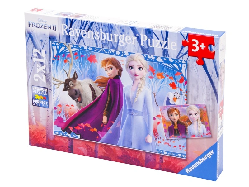 Ravensburger puzzle- Jégvarázs II. Testvérek 2 x 12 darabos